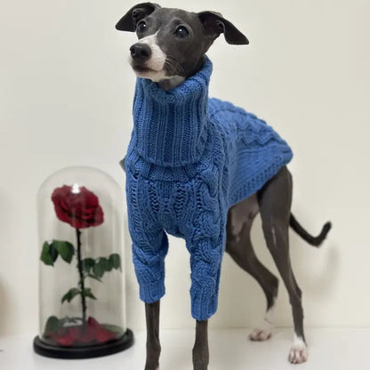 Blue Knitted Jumper