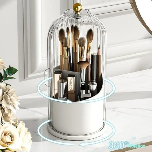 Vorica™ 360° Rotating Makeup Organizer