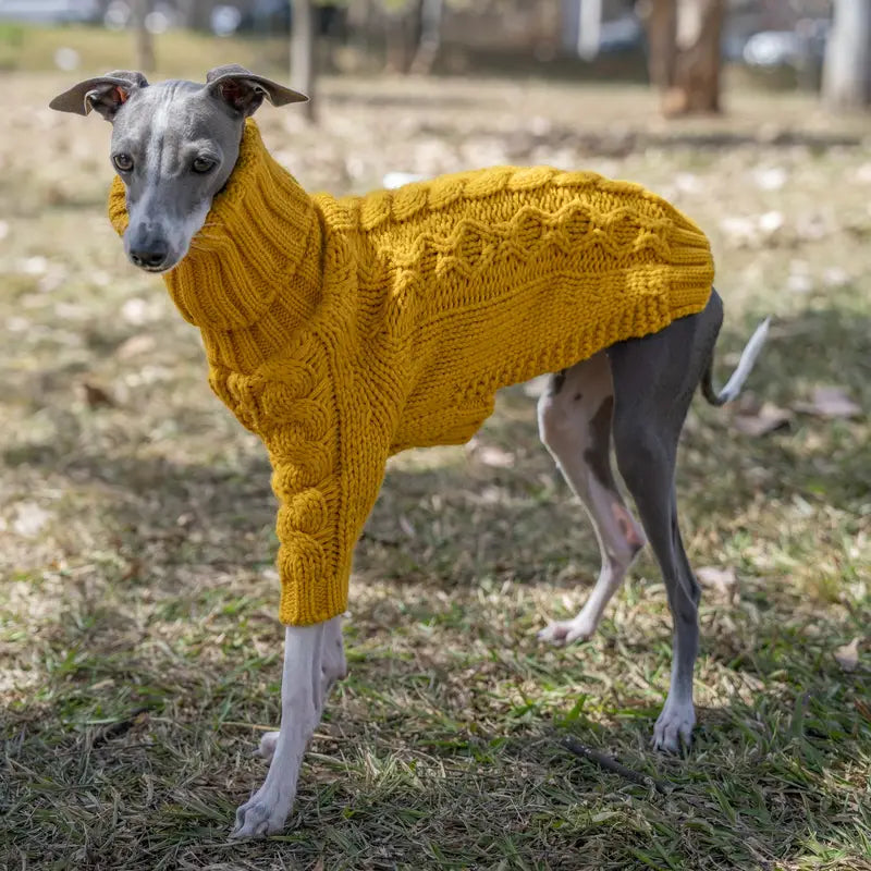 Yellow Knitted Jumper