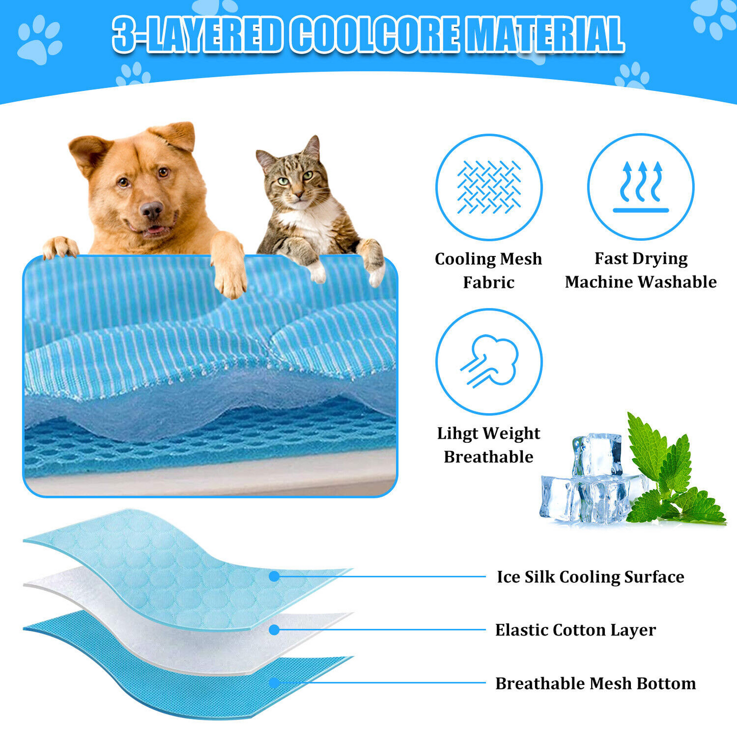 cat cooling mat