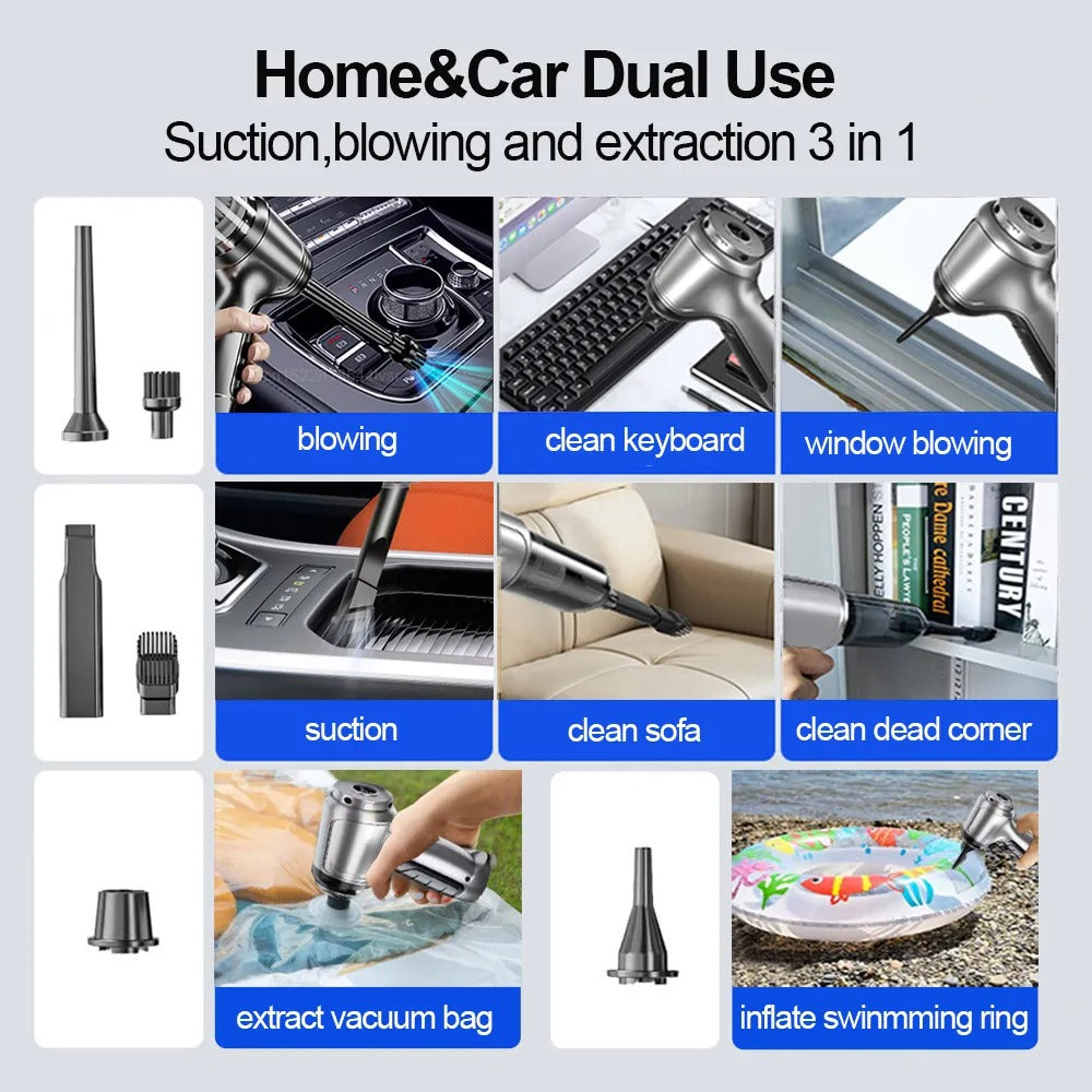 wireless handheld vacuum for car